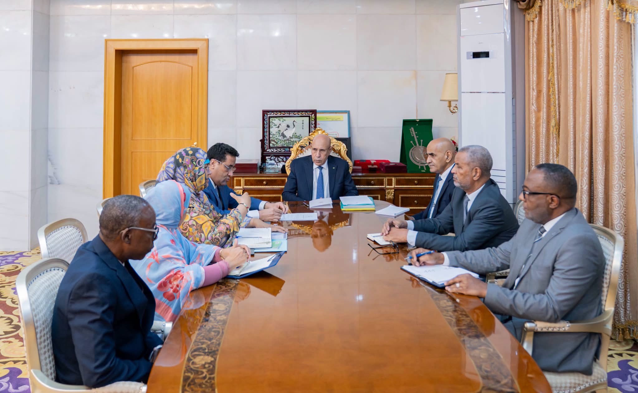 Nouakchott : Ghazouani fait le point sur les structures sanitaires