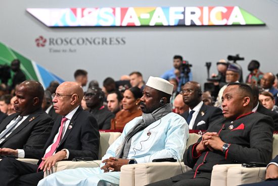Ghazouani participe aux travaux du 3ᵉ sommet Russie-Afrique à Moscou