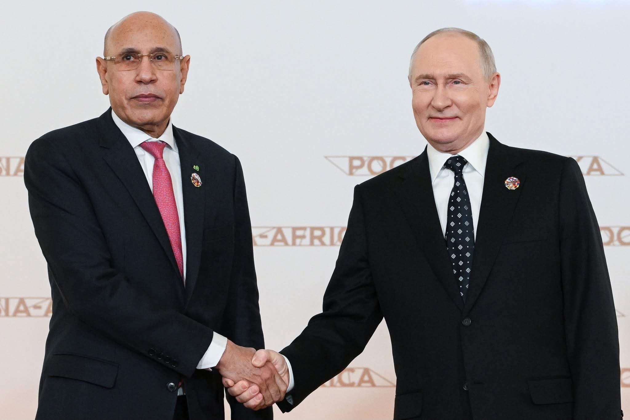 Sommet Russie-Afrique : Poutine reçoit Ghazouani au Kremlin lors d’un dîner en l’honneur des chefs d’État